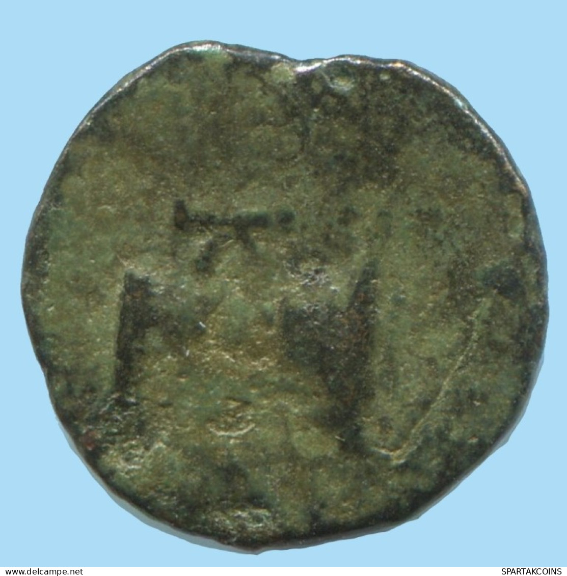 AIOLIS KYME EAGLE SKYPHOS Authentic Ancient GREEK Coin 1.4g/11mm #AG175.12.U.A - Greche