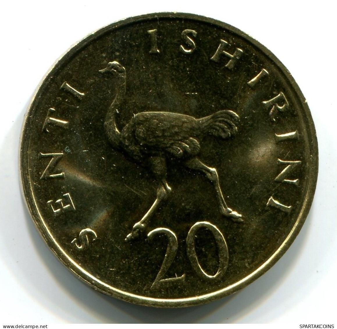 20 SENTI 1981 TANZANIA UNC Ostrich Coin #W11037.U.A - Tanzania