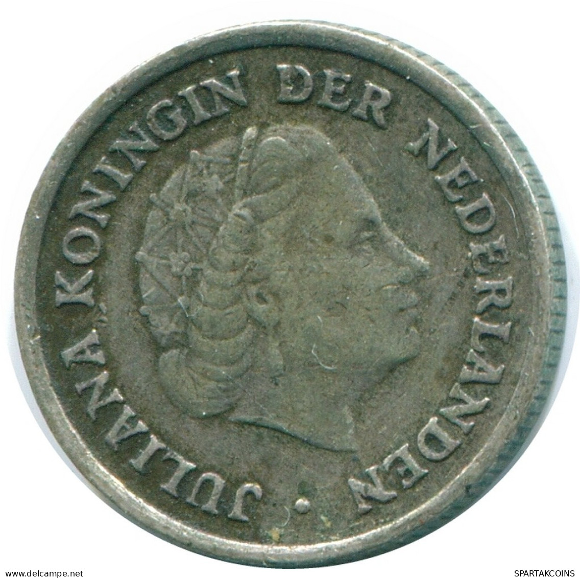 1/10 GULDEN 1959 NIEDERLÄNDISCHE ANTILLEN SILBER Koloniale Münze #NL12223.3.D.A - Antilles Néerlandaises