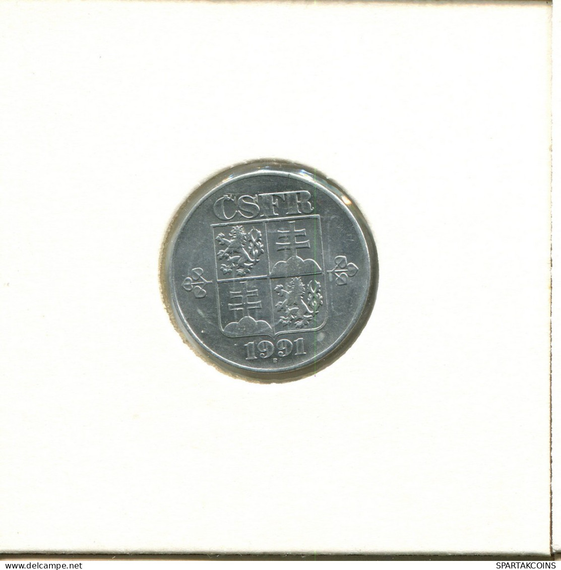 10 HALERU 1991 CHECOSLOVAQUIA CZECHOESLOVAQUIA SLOVAKIA Moneda #AZ937.E.A - Checoslovaquia