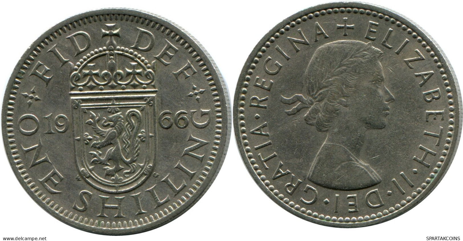 SHILLING 1966 UK GBAN BRETAÑA GREAT BRITAIN Moneda #AY989.E.A - I. 1 Shilling