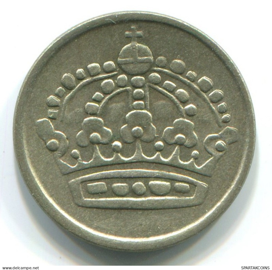 10 ORE 1958 SUECIA SWEDEN PLATA Moneda #WW1104.E.A - Zweden
