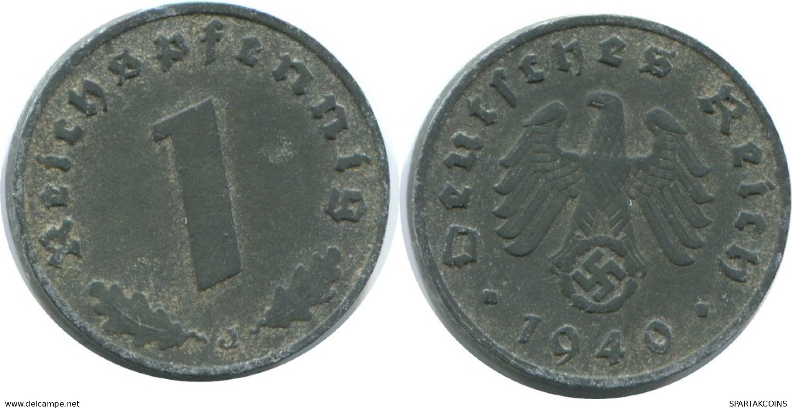 1 REICHSPFENNIG 1940 J ALLEMAGNE Pièce GERMANY #AE249.F.A - 1 Reichspfennig