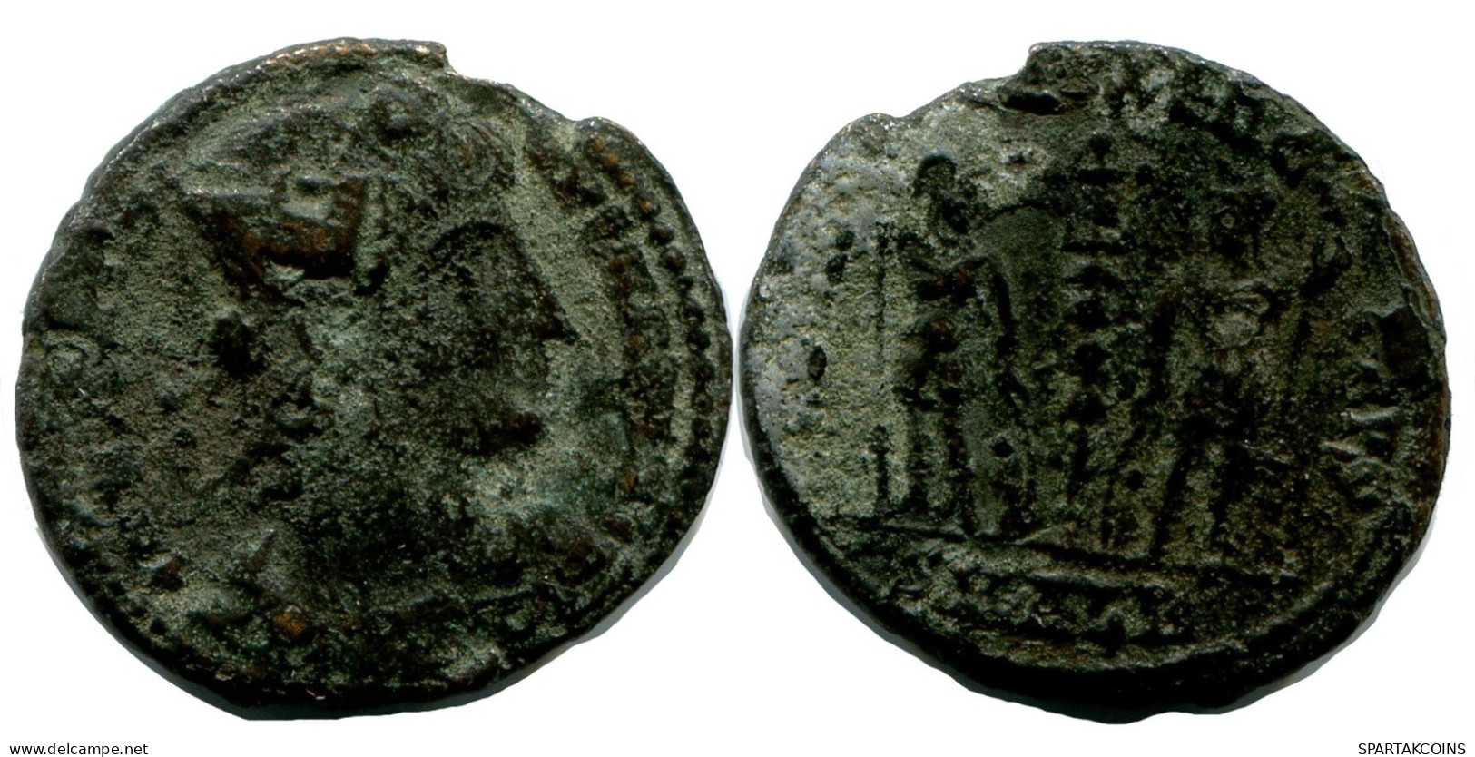 RÖMISCHE MINTED IN ALEKSANDRIA FROM THE ROYAL ONTARIO MUSEUM #ANC10182.14.D.A - El Imperio Christiano (307 / 363)