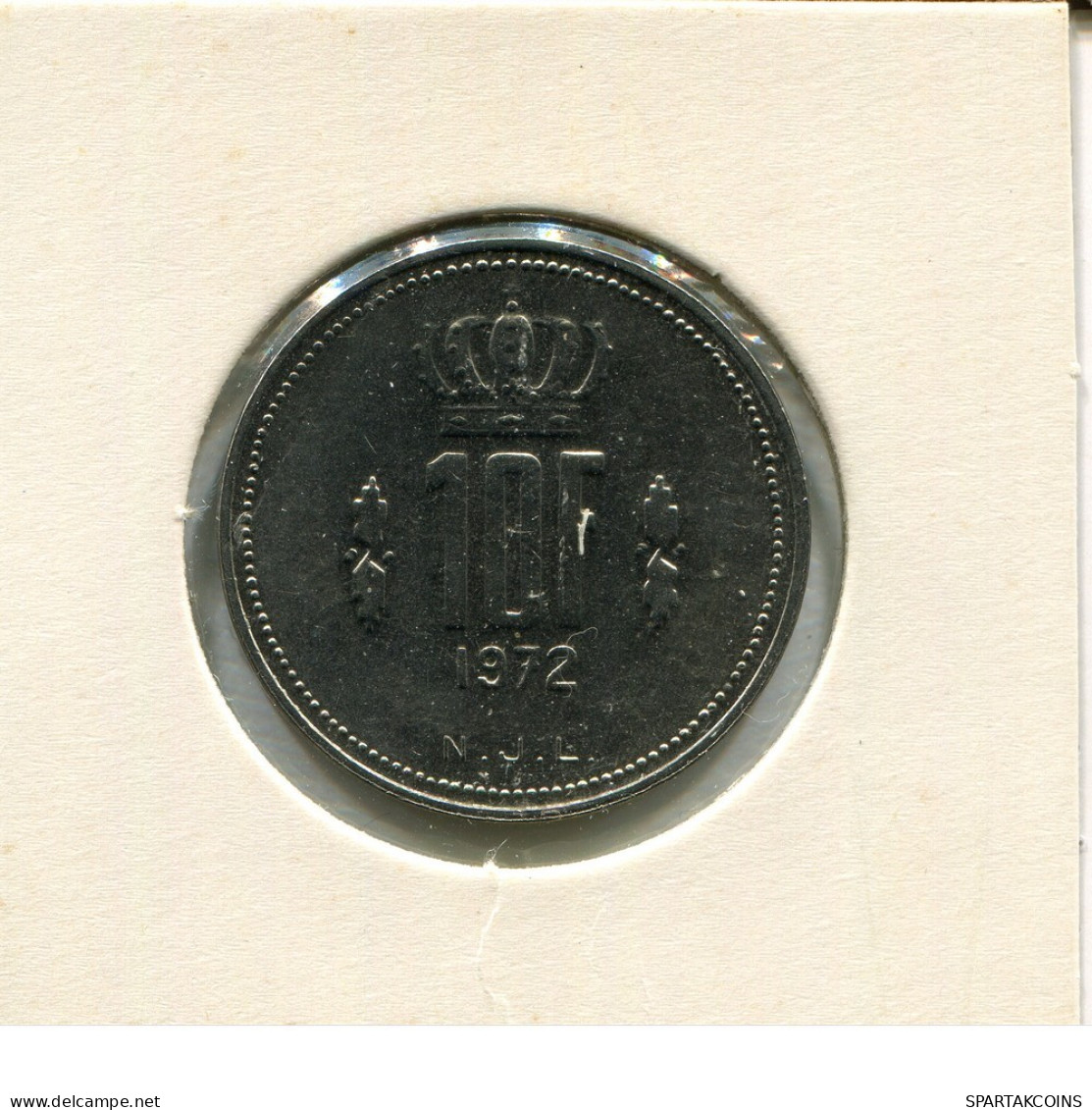 10 FRANCS 1972 LUXEMBOURG Coin #AR687.U.A - Luxembourg