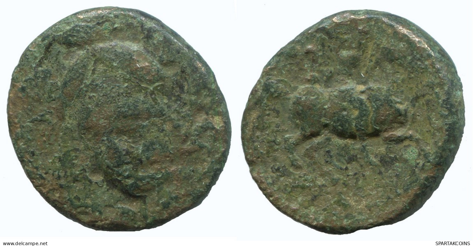 HORSEMAN Authentique Original GREC ANCIEN Pièce 6.9g/24mm #NNN1373.9.F.A - Greche