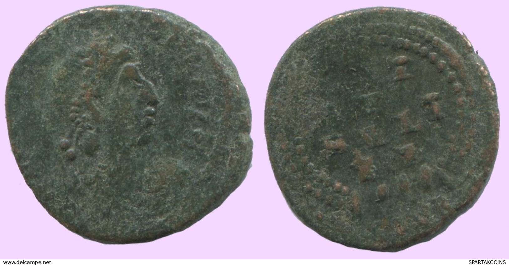 LATE ROMAN EMPIRE Follis Ancient Authentic Roman Coin 1.2g/12mm #ANT2134.7.U.A - The End Of Empire (363 AD Tot 476 AD)