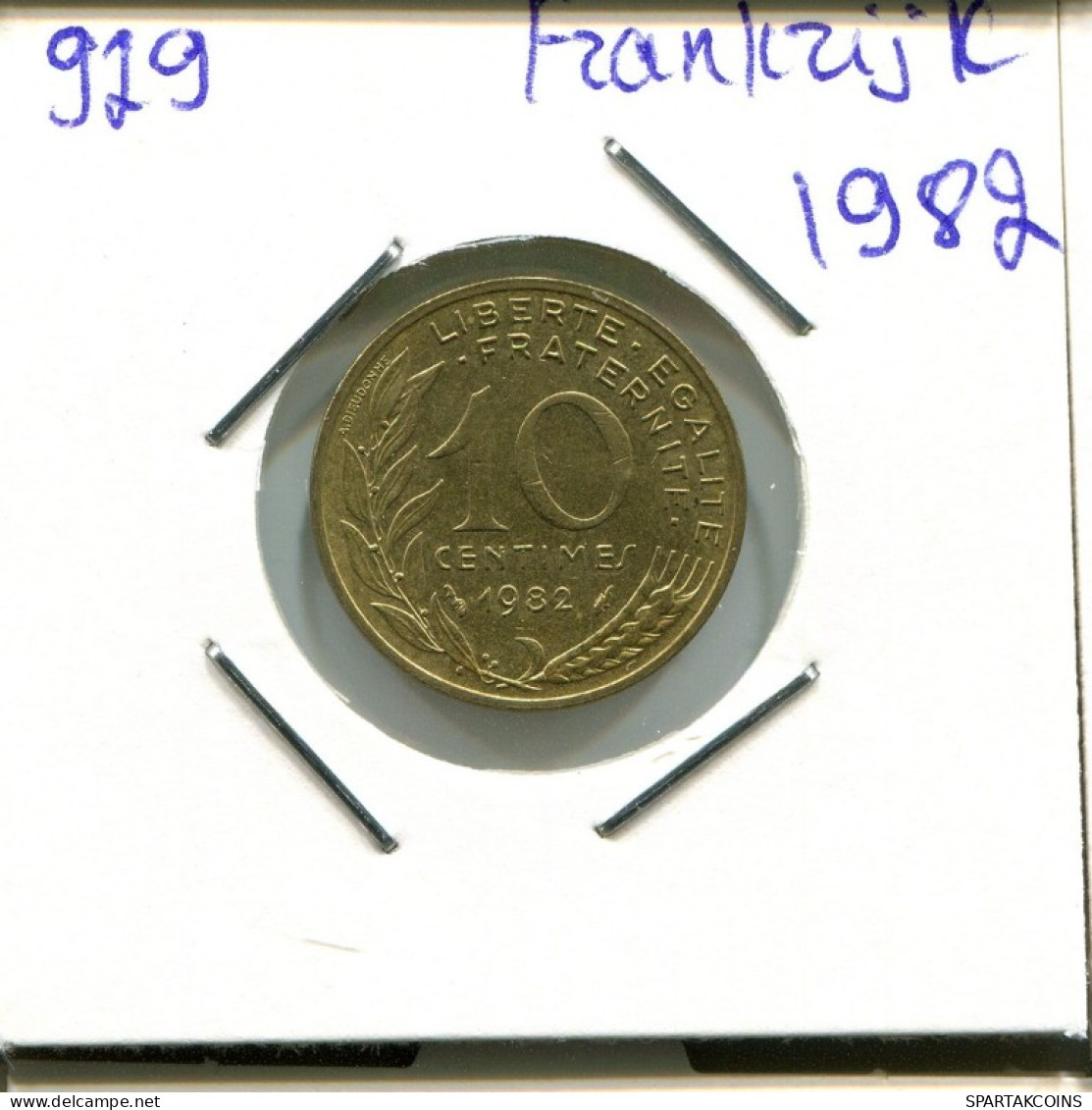10 CENTIMES 1982 FRANKREICH FRANCE Französisch Münze #AN140.D.A - 10 Centimes