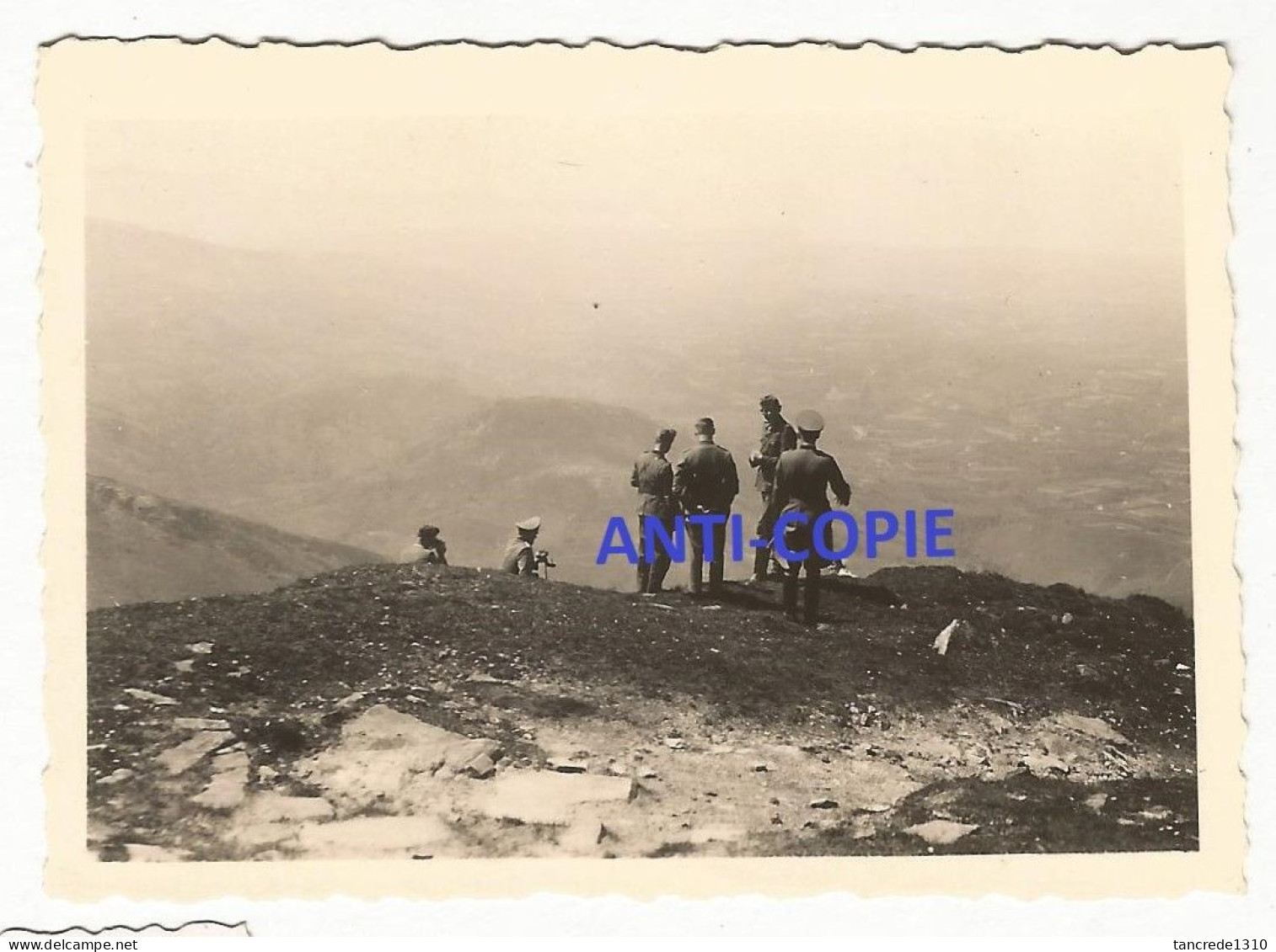 WW2 2x PHOTO ORIGINALE Soldats Allemands à LA RHUNE Ascain & Sare Bayonne Biarritz PAYS BASQUE Frontière FRANCE ESPAGNE - 1939-45