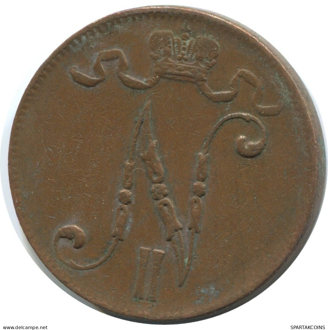 5 PENNIA 1916 FINLANDIA FINLAND Moneda RUSIA RUSSIA EMPIRE #AB263.5.E.A - Finlandia