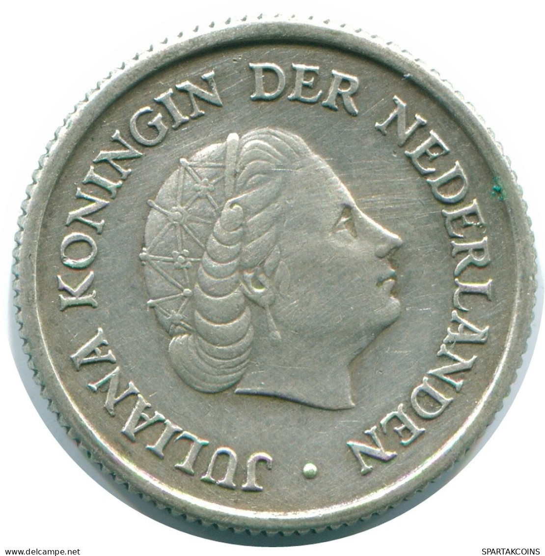 1/4 GULDEN 1957 ANTILLAS NEERLANDESAS PLATA Colonial Moneda #NL10976.4.E.A - Niederländische Antillen