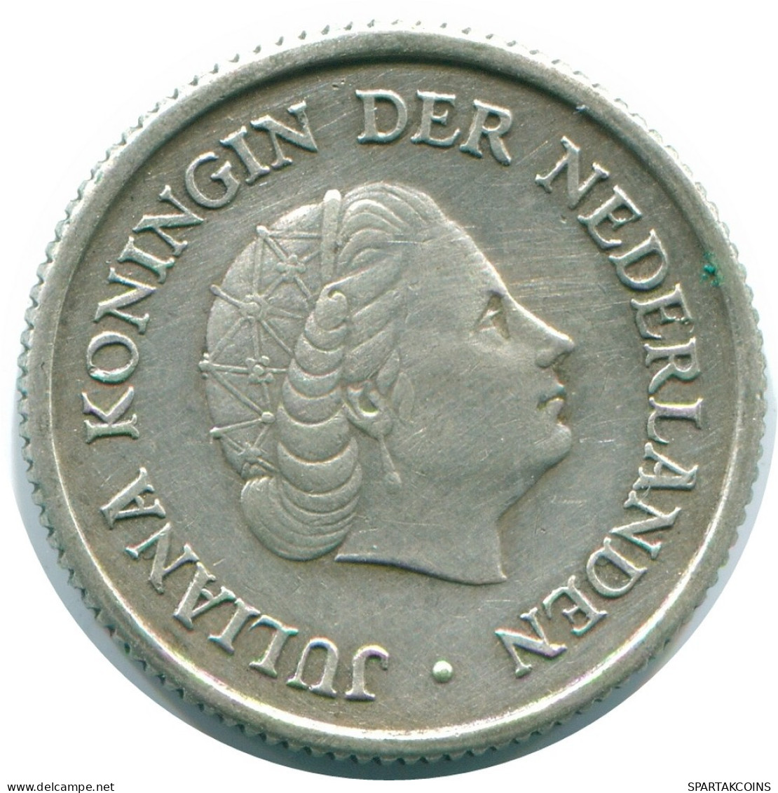 1/4 GULDEN 1957 ANTILLAS NEERLANDESAS PLATA Colonial Moneda #NL10976.4.E.A - Antilles Néerlandaises