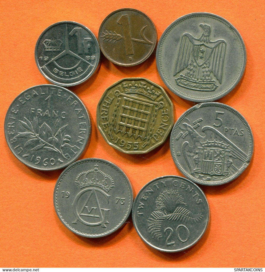 Collection MUNDO Moneda Lote Mixto Diferentes PAÍSES Y REGIONES #L10379.1.E.A - Autres & Non Classés