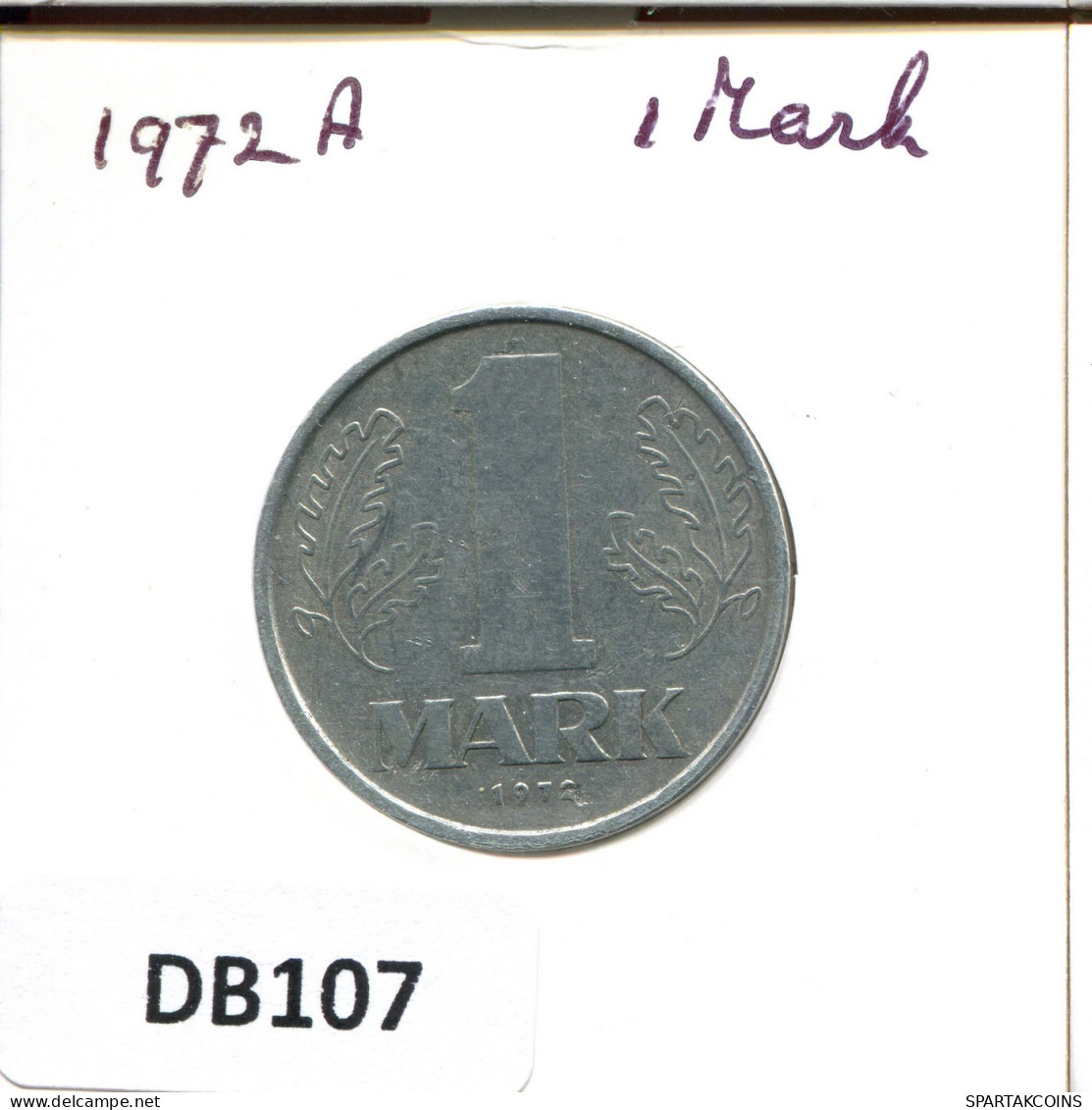 1 MARK 1972 A DDR EAST ALLEMAGNE Pièce GERMANY #DB107.F.A - 1 Marco