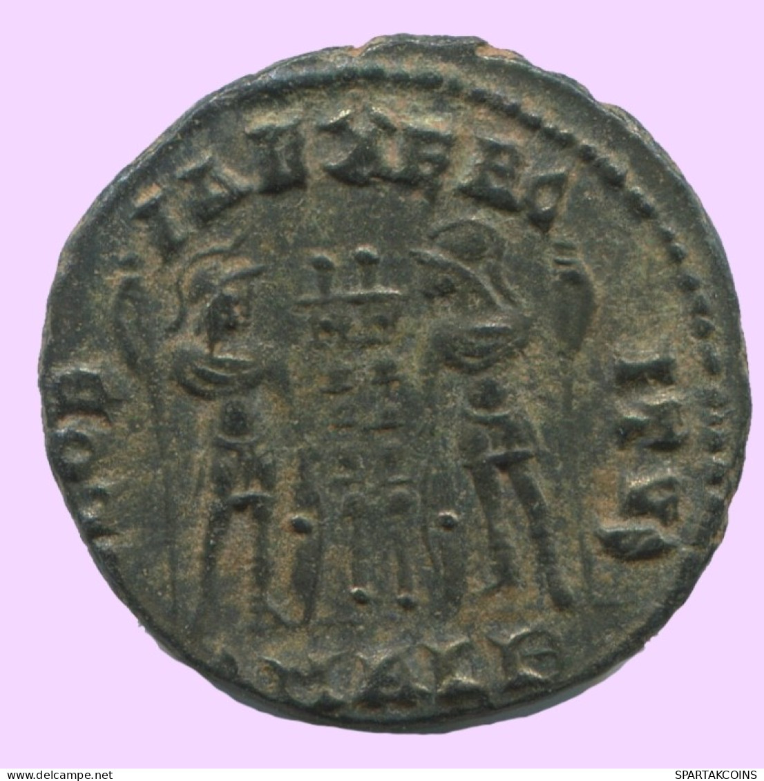 LATE ROMAN IMPERIO Moneda Antiguo Auténtico Roman Moneda 2.3g/17mm #ANT2403.14.E.A - Der Spätrömanischen Reich (363 / 476)