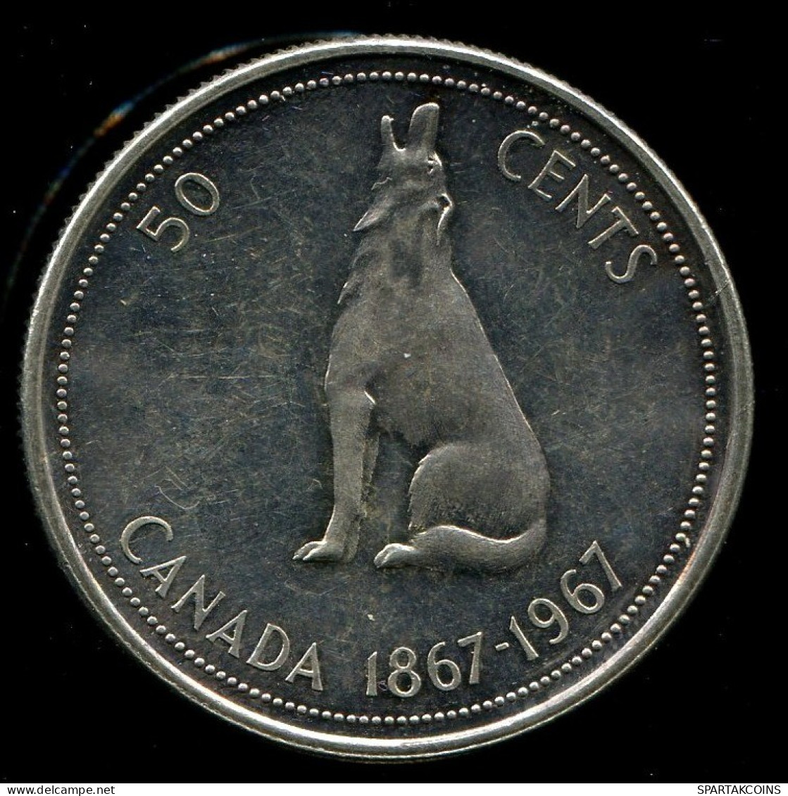 50 CENTS 1967 KANADA CANADA 100Th Anniversary Of KANADA CANADA Ag #W10356.17.D.A - Canada