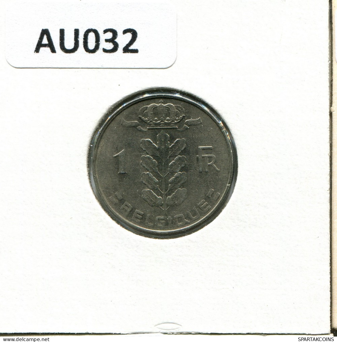 1 FRANC 1972 FRENCH Text BÉLGICA BELGIUM Moneda #AU032.E.A - 1 Franc