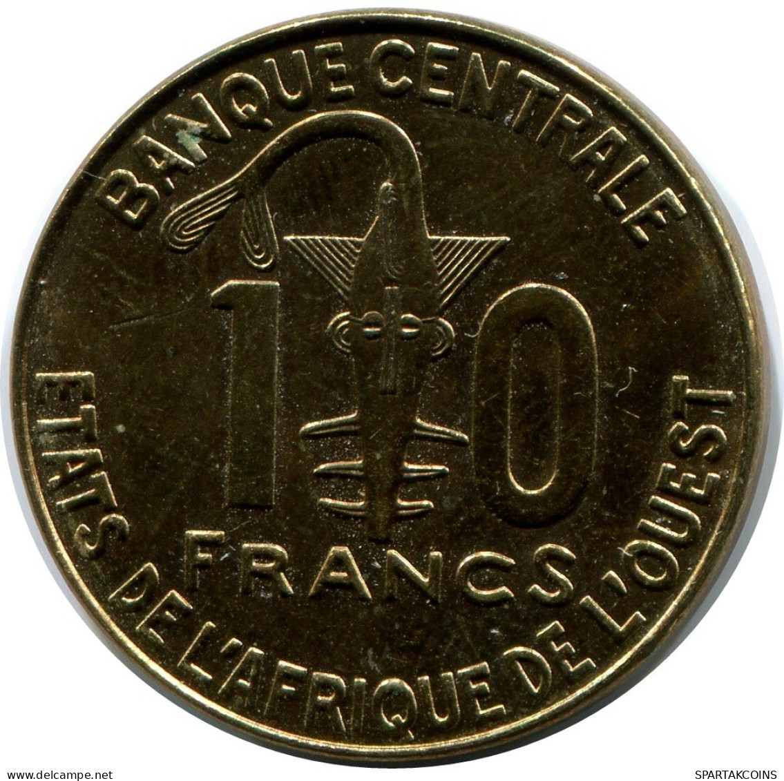 10 FRANCS 2012 WESTERN AFRICAN STATES Münze #AP865.D.A - Other - Africa