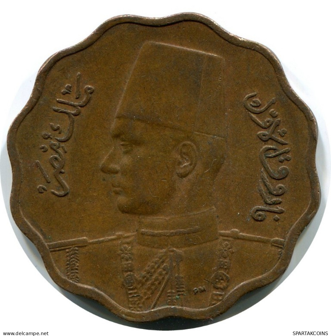 10 MILLIEMES 1943 ÄGYPTEN EGYPT Islamisch Münze #AK024.D.A - Egypte