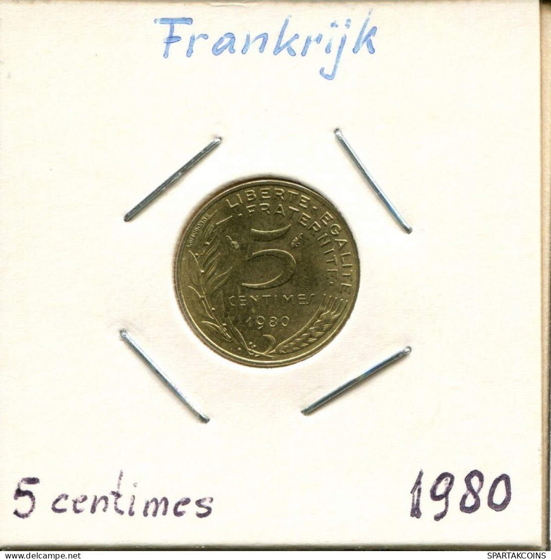 5 CENTIMES 1980 FRANCE Coin French Coin #AM049.U.A - 5 Centimes