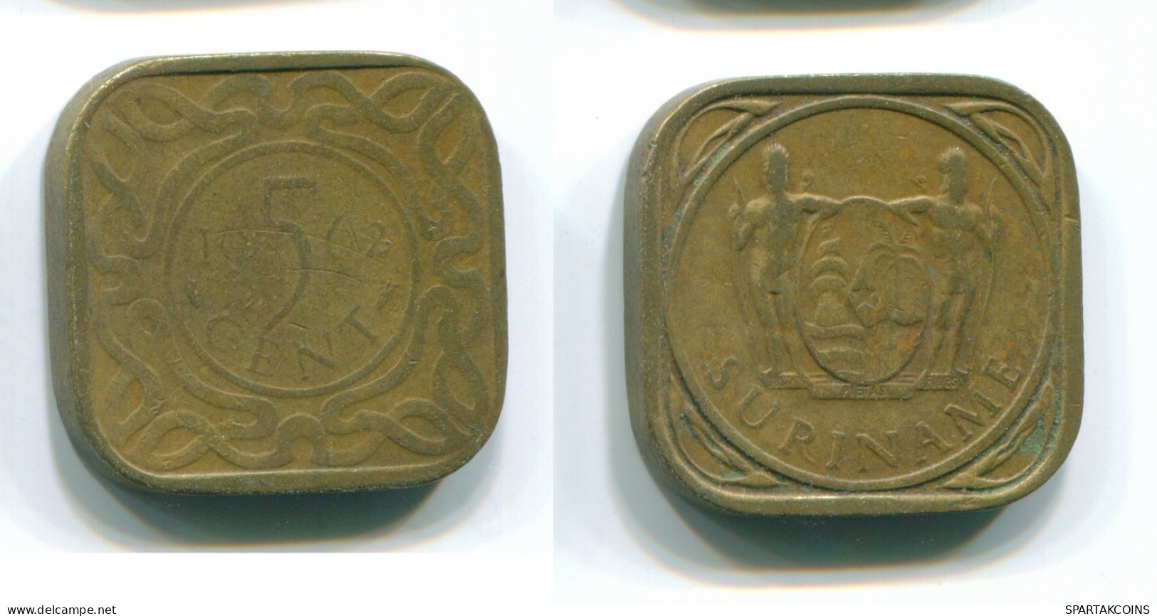 5 CENTS 1962 SURINAME Netherlands Nickel-Brass Colonial Coin #S12714.U.A - Surinam 1975 - ...