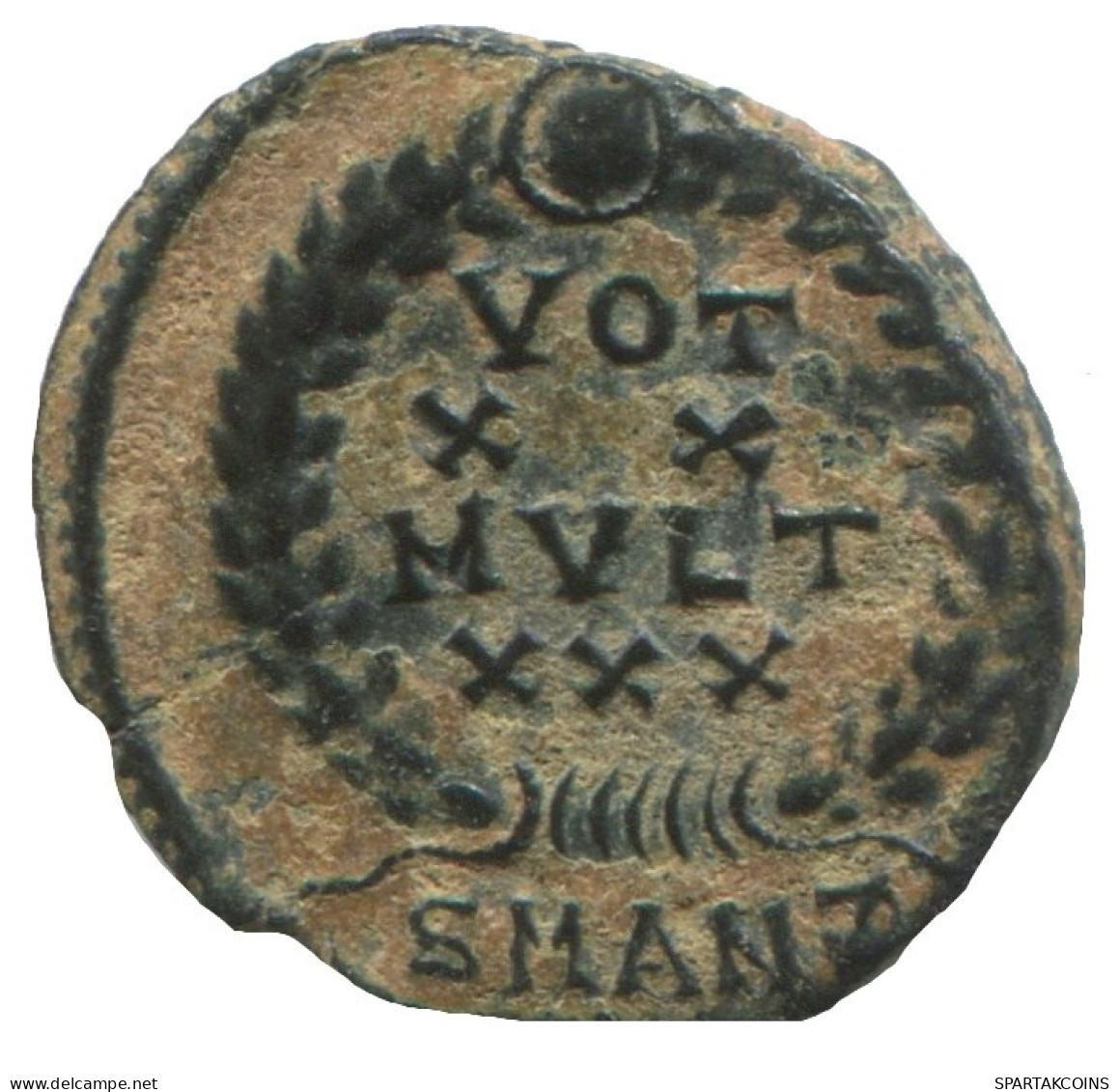 IMPEROR? ANTIOCH SMANTZ VOT XX MVLT XXX 1.3g/16mm ROMAN Coin #ANN1319.9.U.A - Altri & Non Classificati