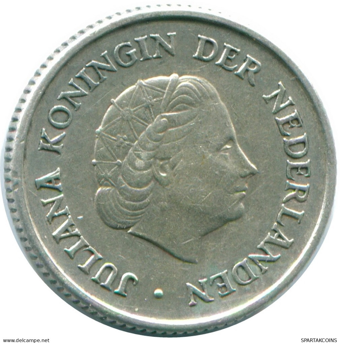 1/4 GULDEN 1967 ANTILLAS NEERLANDESAS PLATA Colonial Moneda #NL11510.4.E.A - Niederländische Antillen