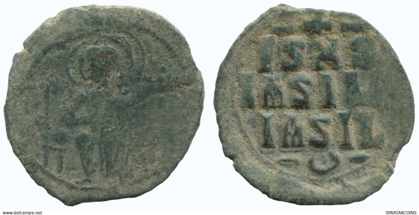 BASIL II "BOULGAROKTONOS" Authentic Ancient BYZANTINE Coin 8.1g/32m #AA613.21.U.A - Bizantine