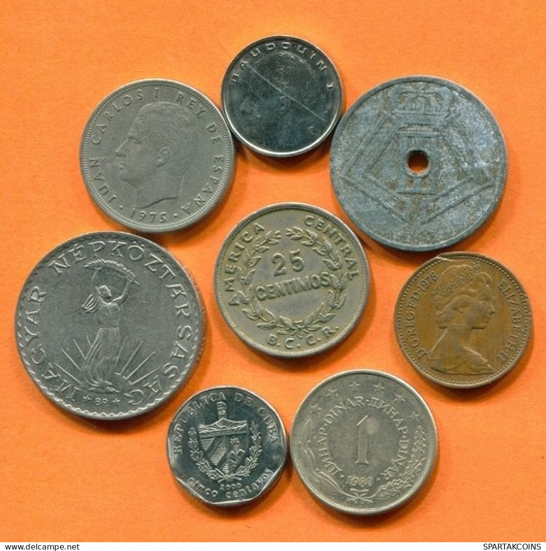 Collection MUNDO Moneda Lote Mixto Diferentes PAÍSES Y REGIONES #L10327.1.E.A - Autres & Non Classés