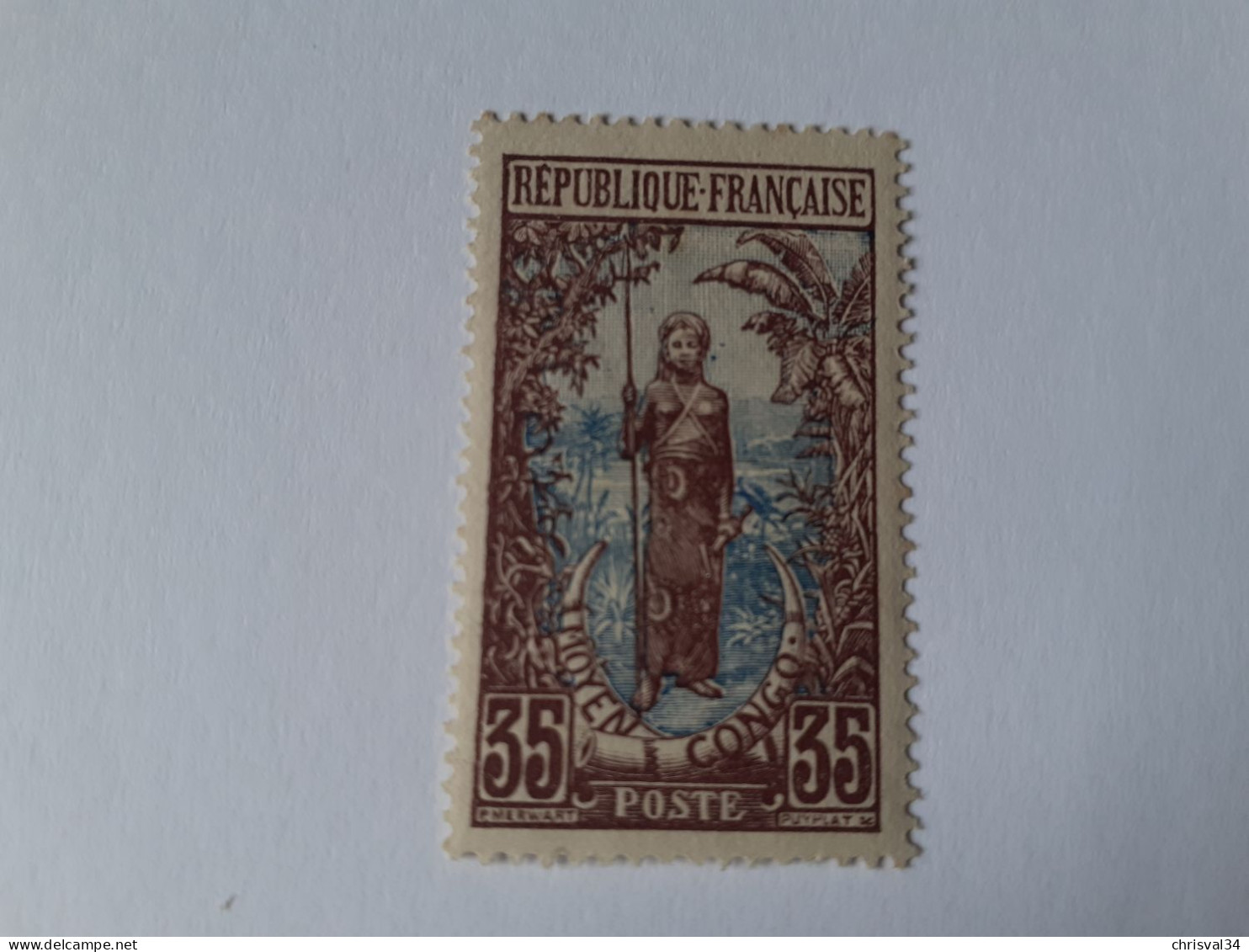 TIMBRE  CONGO    N  57     COTE  2,60  EUROS    NEUF  TRACE  CHARNIERE - Unused Stamps