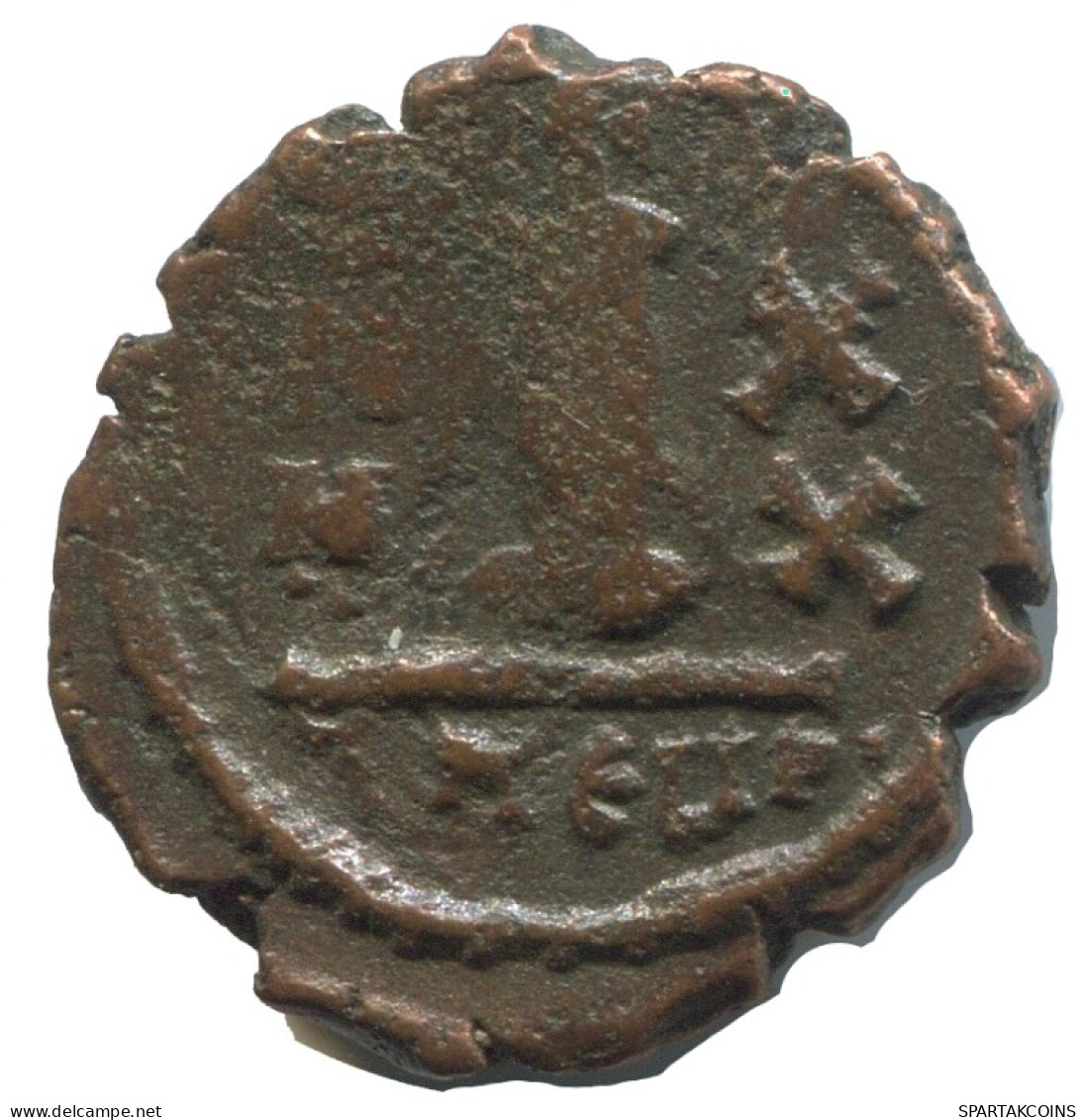 FLAVIUS PETRUS SABBATIUS DECANUMMI Antique BYZANTIN Pièce 1.7g/16mm #AF796.12.F.A - Byzantium