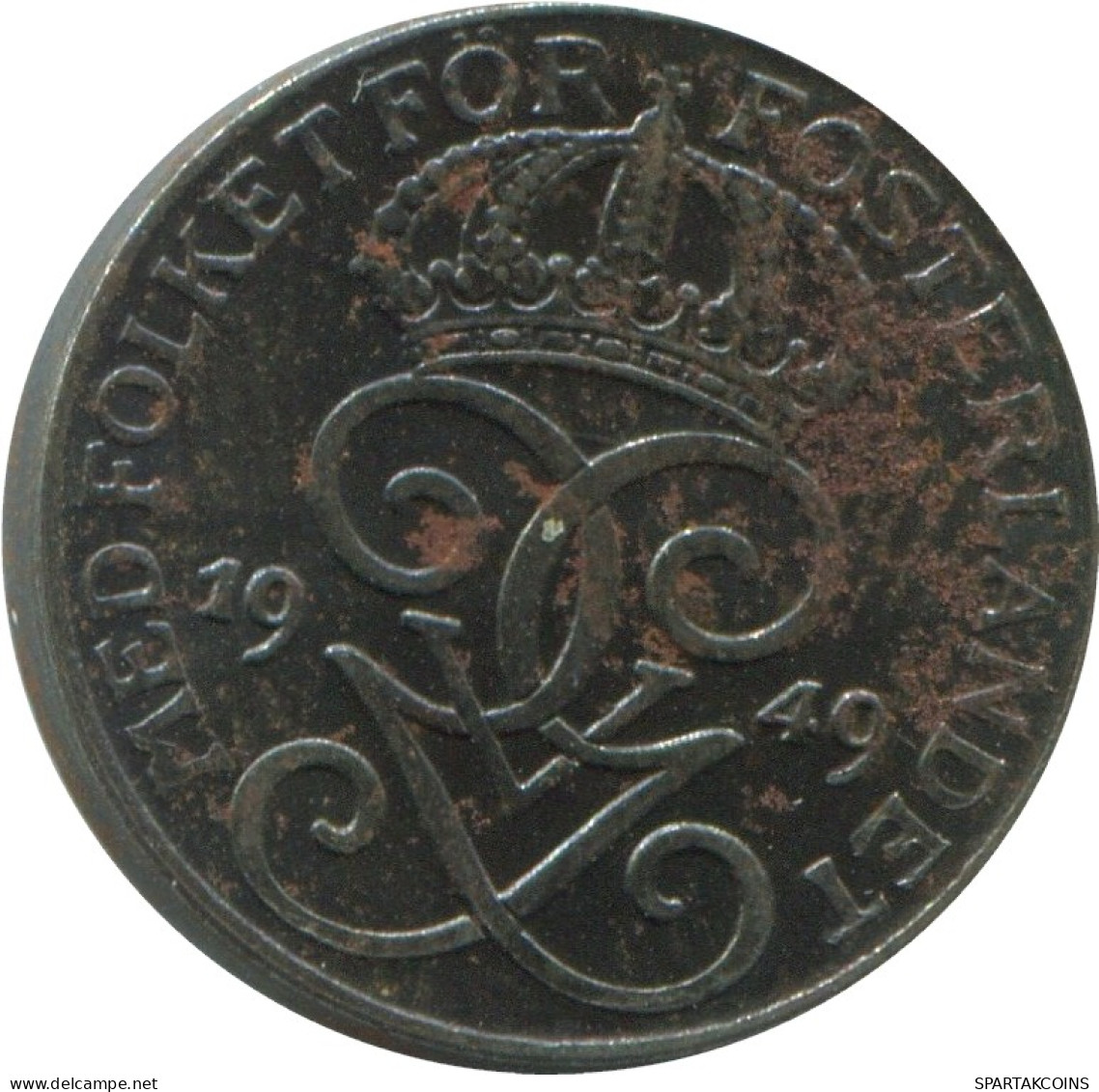 1 ORE 1949 SWEDEN Coin #AD303.2.U.A - Suède