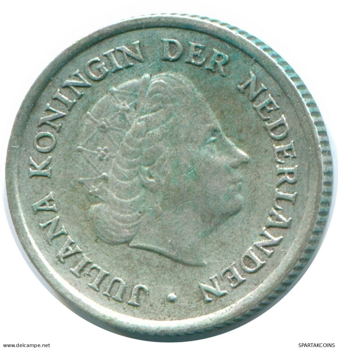 1/10 GULDEN 1957 ANTILLAS NEERLANDESAS PLATA Colonial Moneda #NL12136.3.E.A - Antille Olandesi