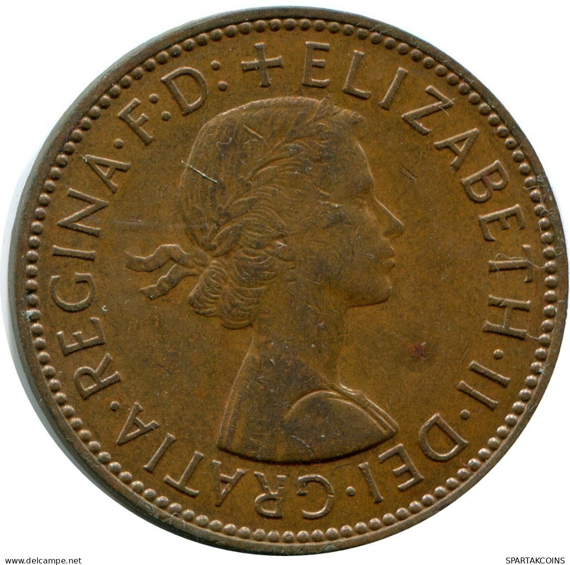 HALF PENNY 1966 UK GROßBRITANNIEN GREAT BRITAIN Münze #AZ729.D.A - C. 1/2 Penny