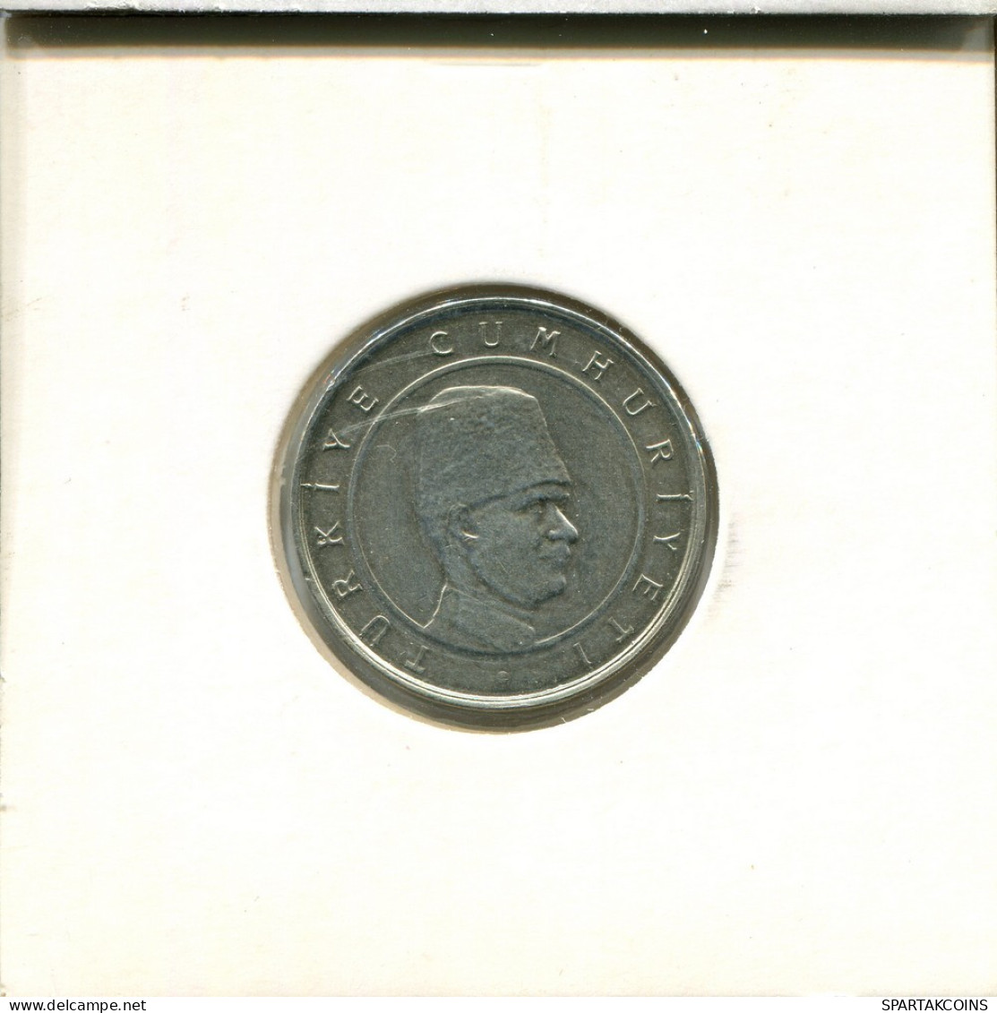 100 LIRA 2002 TURKEY Coin #AR477.U.A - Turkey