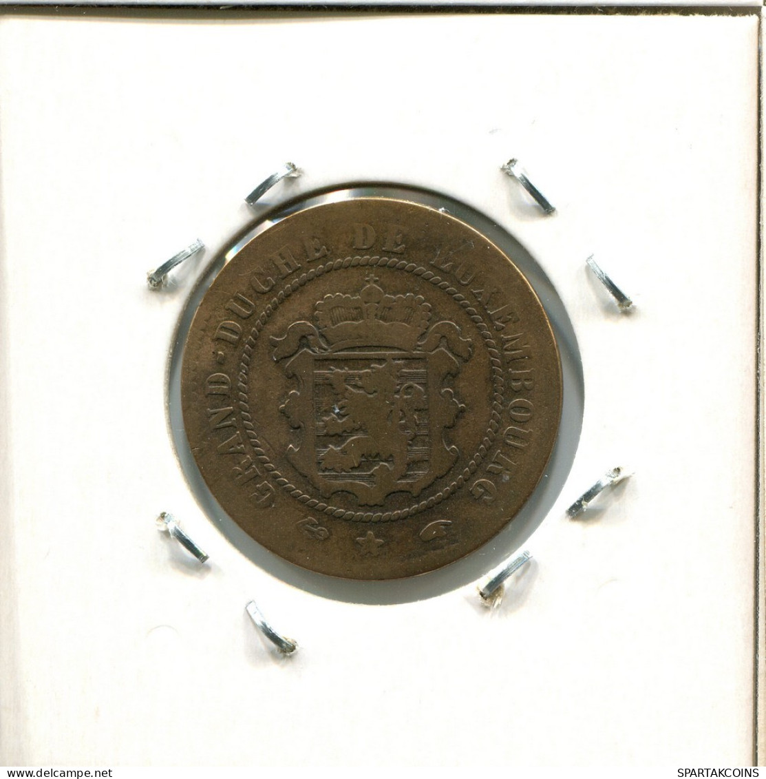 5 CENTIMES 1855 LUXEMBURGO LUXEMBOURG Moneda #AT174.E.A - Luxemburg
