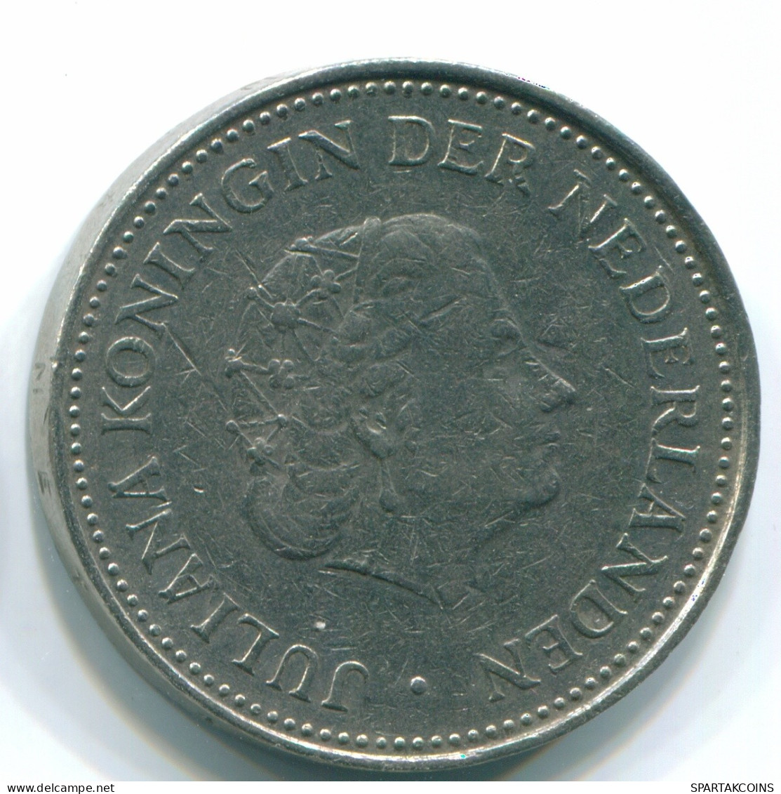 1 GULDEN 1971 NETHERLANDS ANTILLES Nickel Colonial Coin #S12016.U.A - Antille Olandesi