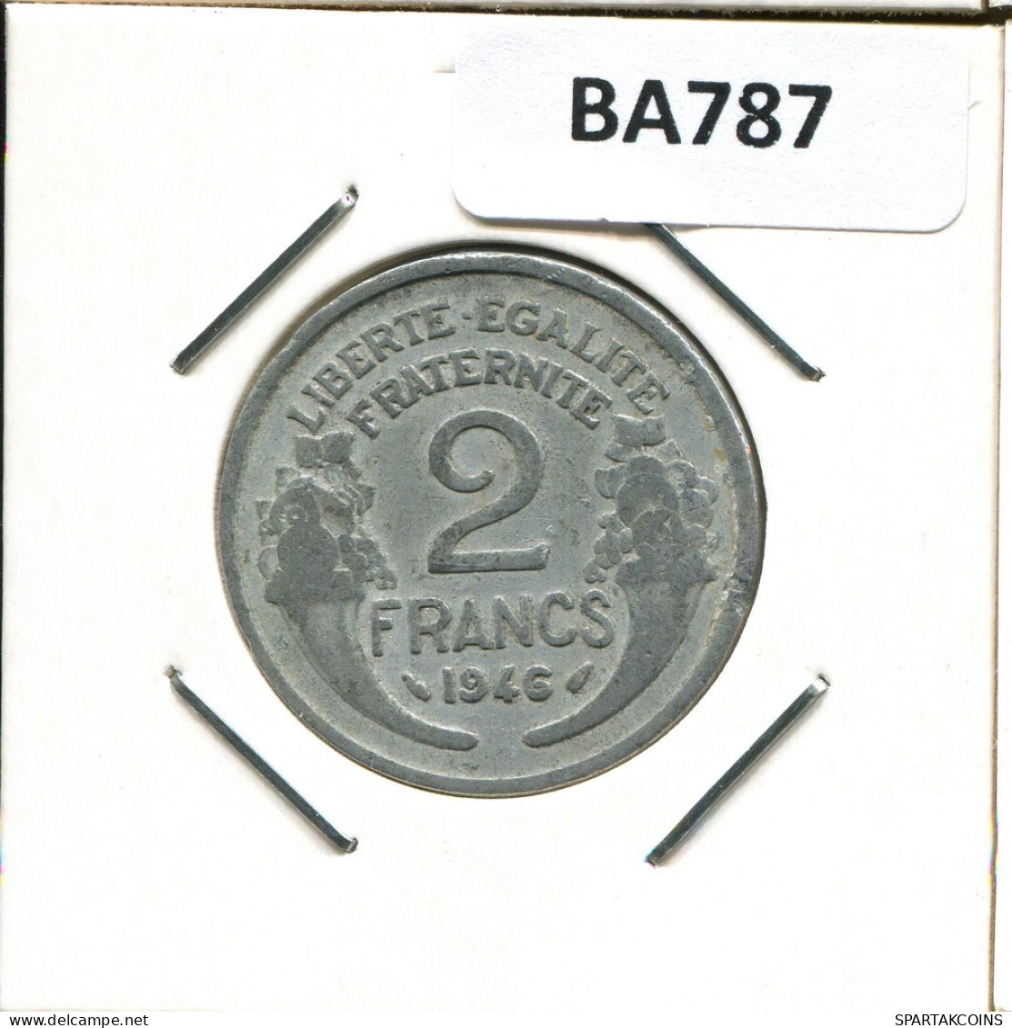 2 FRANCS 1946 FRANCE French Coin #BA787.U.A - 2 Francs