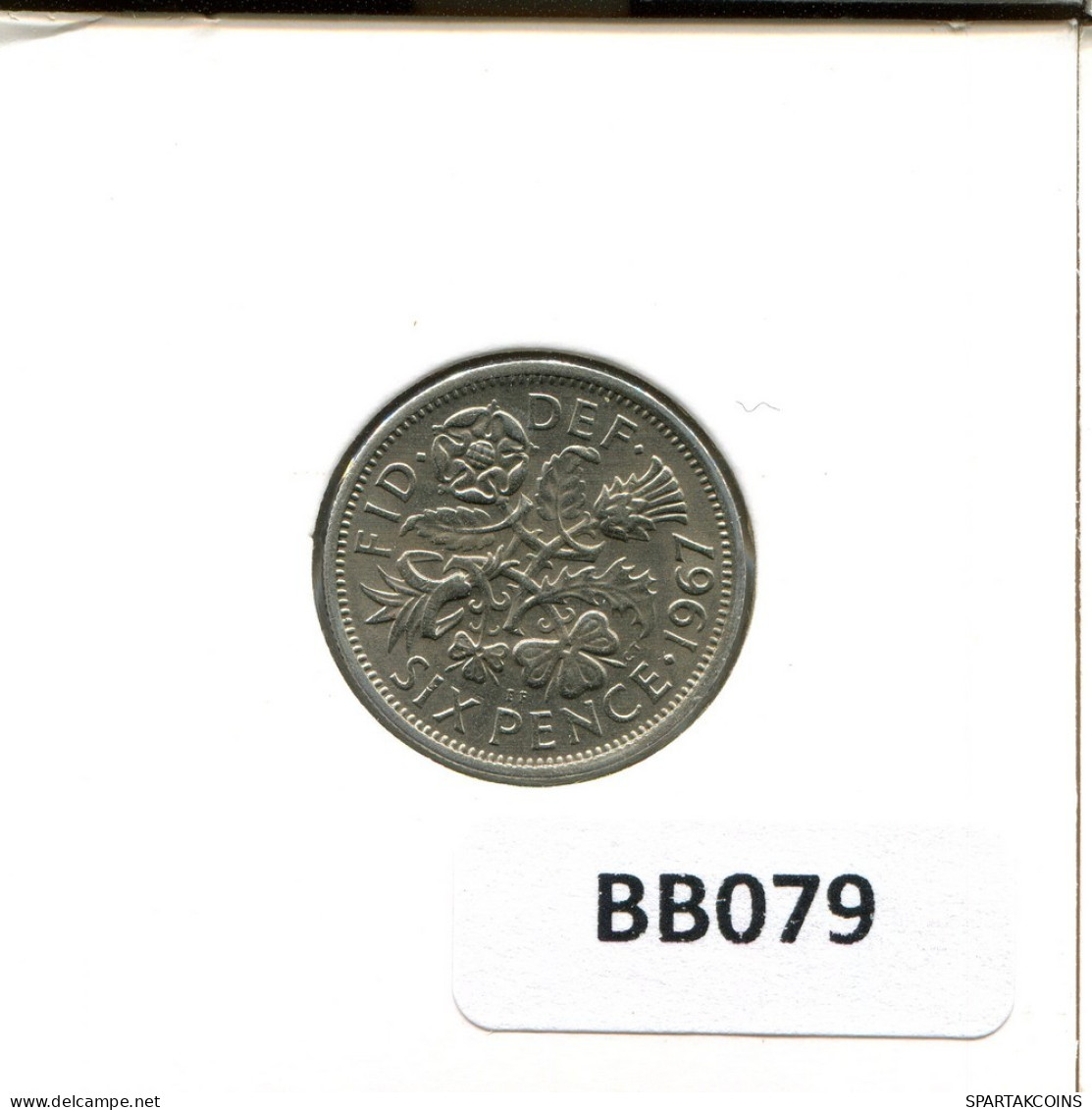 SIXPENCE 1967 UK GBAN BRETAÑA GREAT BRITAIN Moneda #BB079.E.A - H. 6 Pence