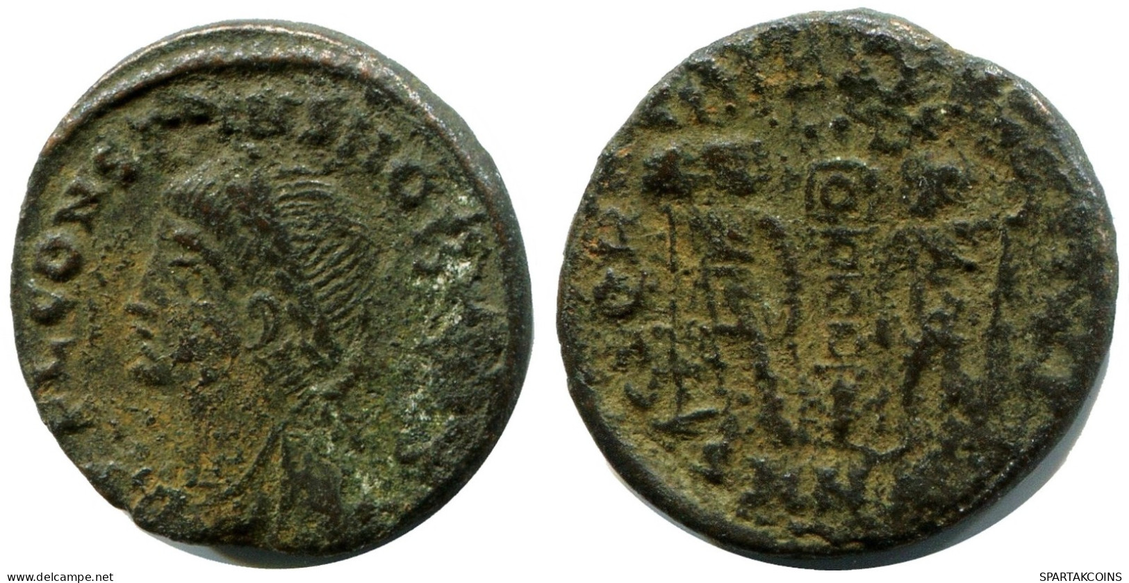 CONSTANS MINTED IN NICOMEDIA FROM THE ROYAL ONTARIO MUSEUM #ANC11714.14.U.A - The Christian Empire (307 AD To 363 AD)