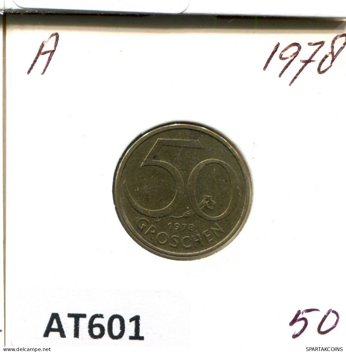 50 GROSCHEN 1978 AUSTRIA Moneda #AT601.E.A - Oostenrijk
