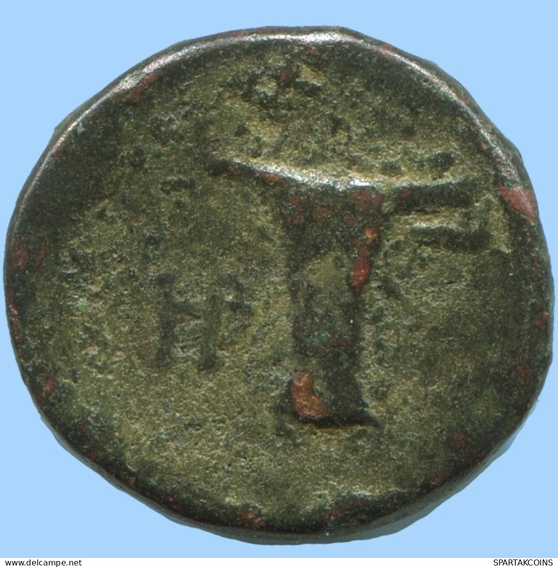 AIOLIS KYME HORSE SKYPHOS Authentic Ancient GREEK Coin 4.7g/18mm #AG028.12.U.A - Greche