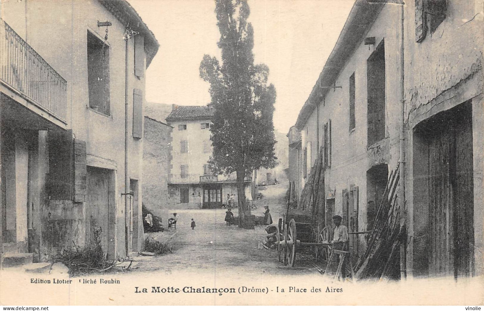 24-5525 : LA-MOTTE-CHALENCON. LA PLACE DES AIRES - Other & Unclassified