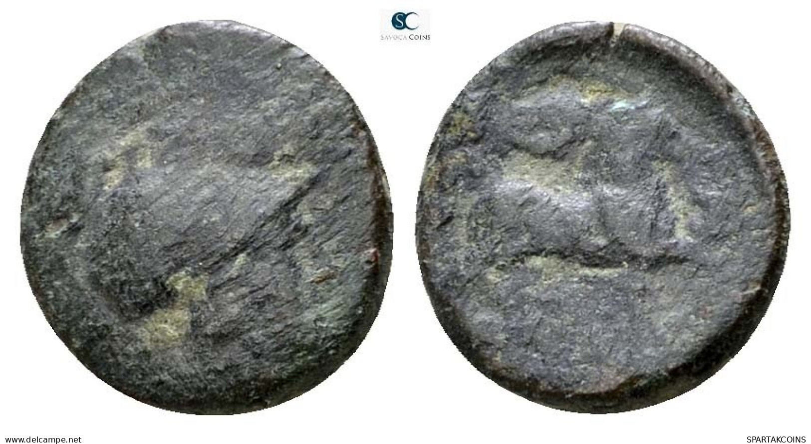 THESSALIAN LEAGUE ATHENA HORSE PFERD Bronze 3.86g/17mm #ANC12392.12.D.A - Griechische Münzen