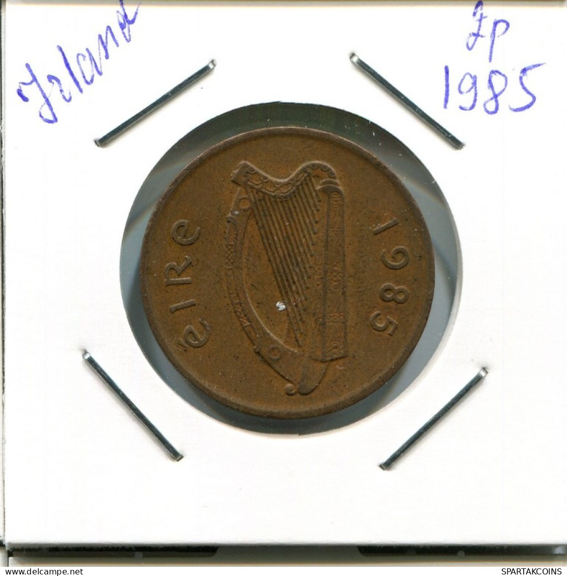 2 PENCE 1985 IRLANDE IRELAND Pièce #AN622.F.A - Ierland