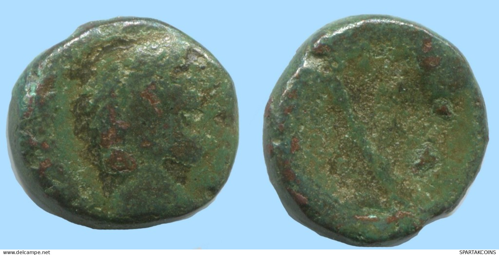 GENUINE ANTIKE GRIECHISCHE Münze 4.8g/17mm #AF982.12.D.A - Griechische Münzen