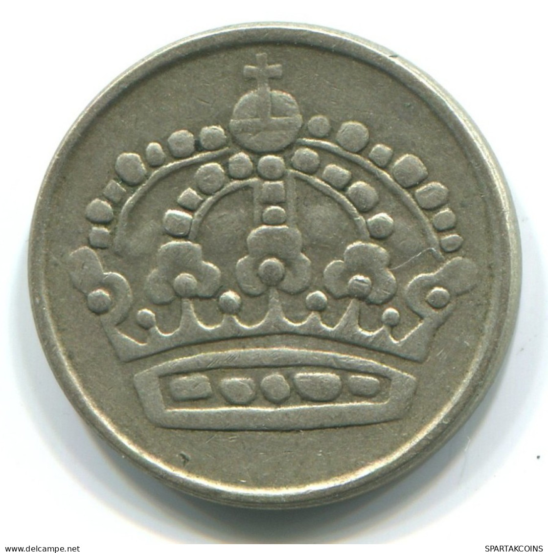 25 ORE 1952 SUECIA SWEDEN PLATA Moneda #WW1103.E.A - Schweden
