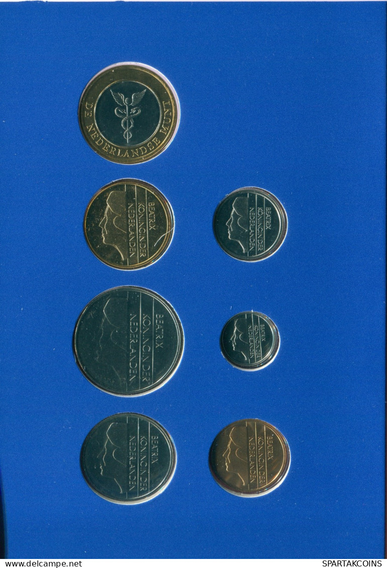 NEERLANDÉS NETHERLANDS 1998 MINT SET 6 Moneda + MEDAL #SET1126.4.E.A - Nieuwe Sets & Testkits