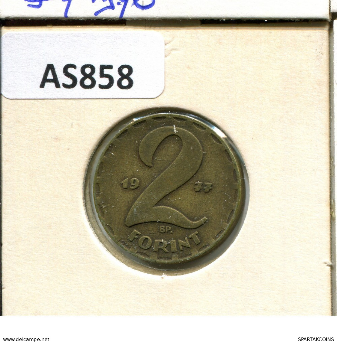 2 FORINT 1977 HUNGARY Coin #AS858.U.A - Hungary