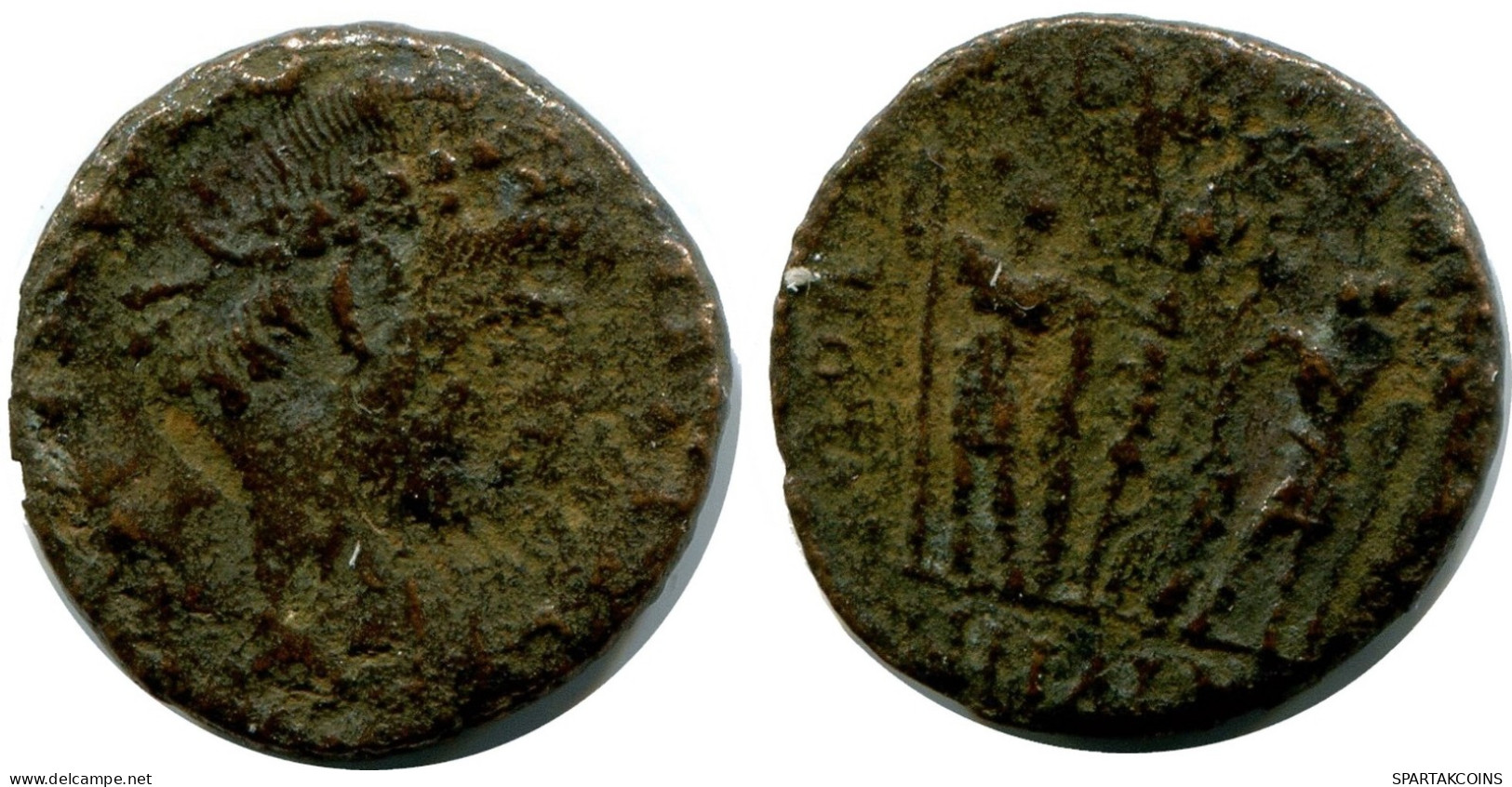 ROMAN Moneda MINTED IN ALEKSANDRIA FROM THE ROYAL ONTARIO MUSEUM #ANC10157.14.E.A - The Christian Empire (307 AD To 363 AD)